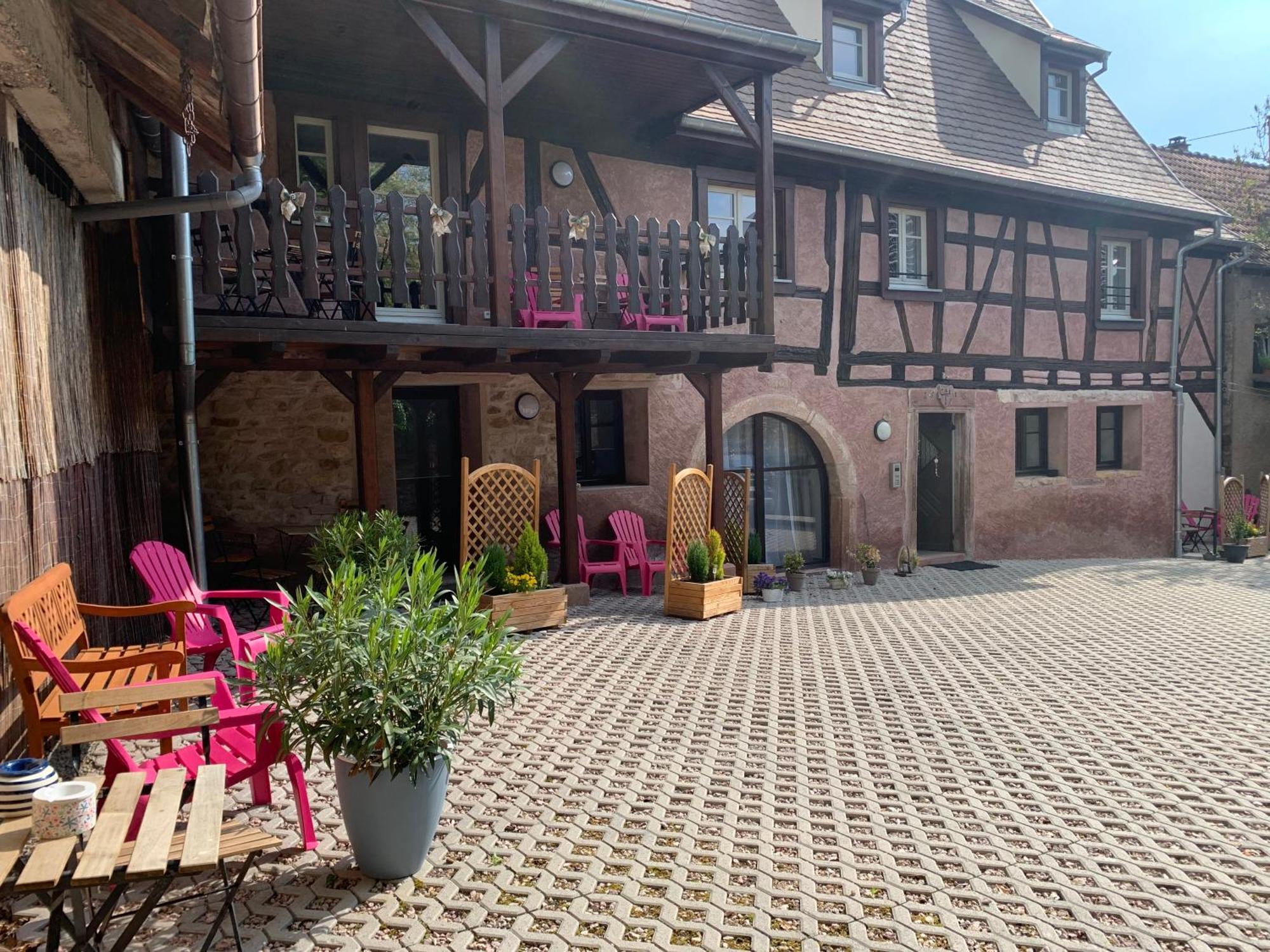 Doux Refuge Avec Terrasse Parking Gratuit Daire Beblenheim Dış mekan fotoğraf